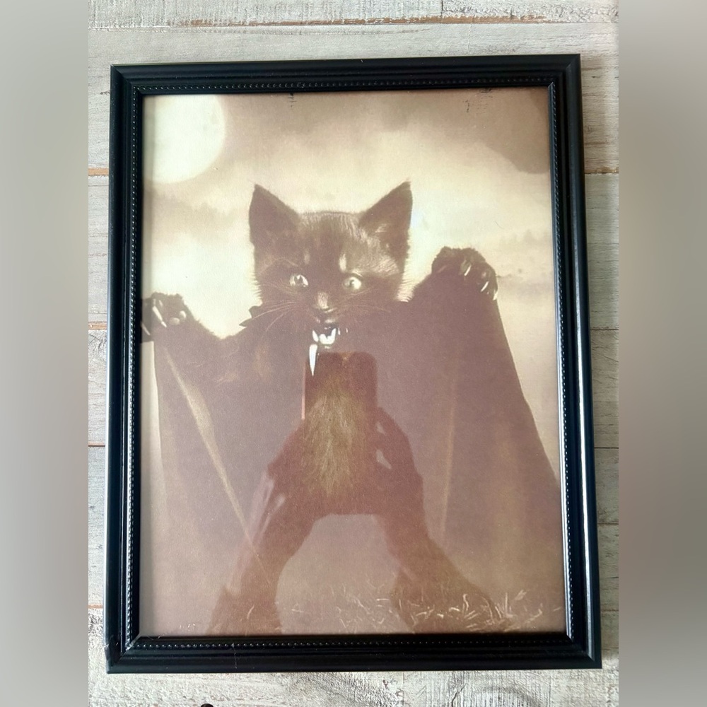 The Purr of Dracula (6) framed 8x10”
